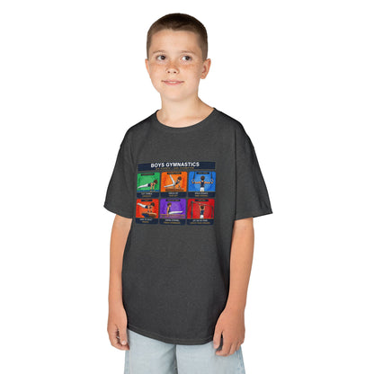 Boys Gymnastics T-Shirt | Six Events One Champion Shirt | Male Gymnast Gift
