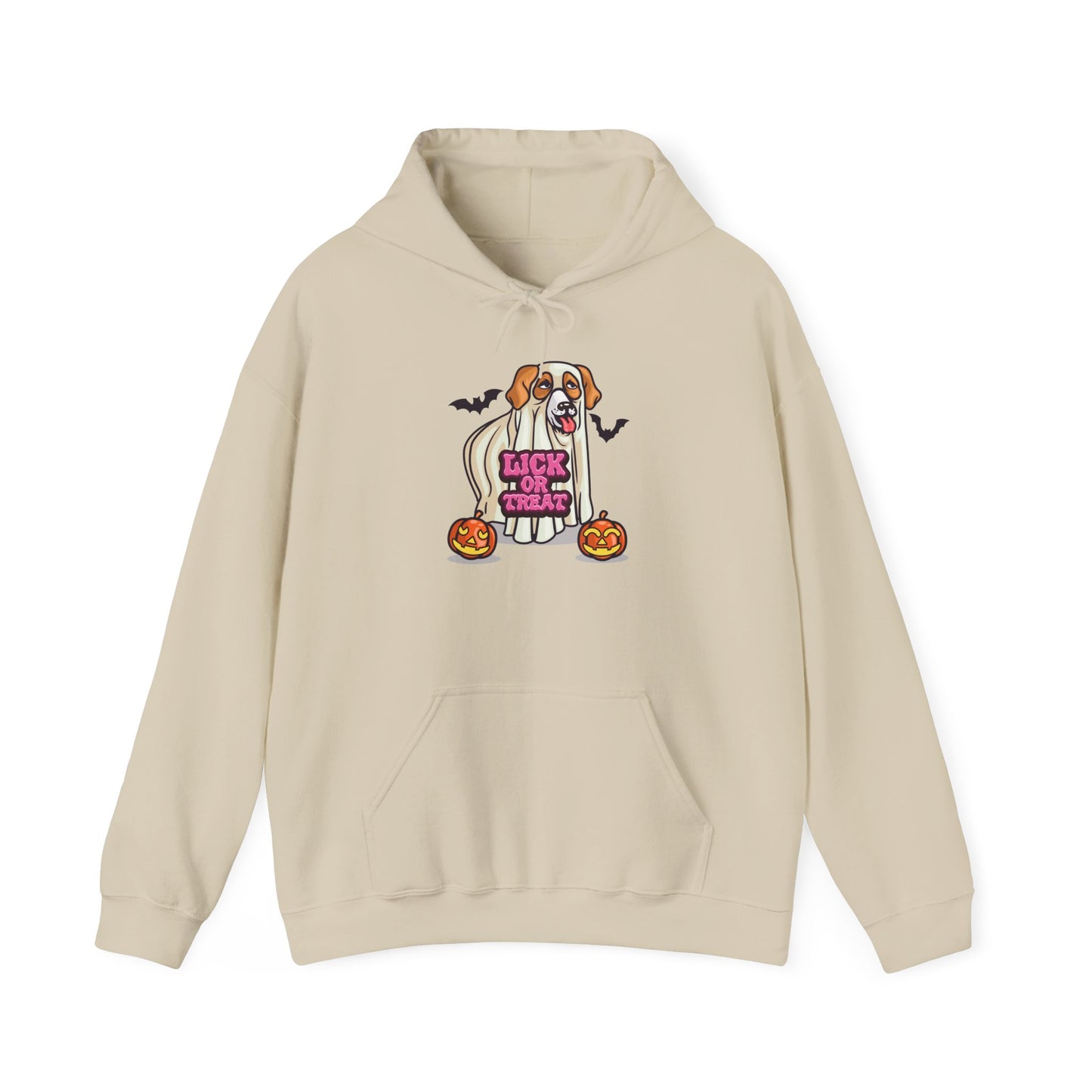 Unisex Heavy Blend Sweatshirt (Hoodie) - Halloween - Lick or Treat Dog Graphic