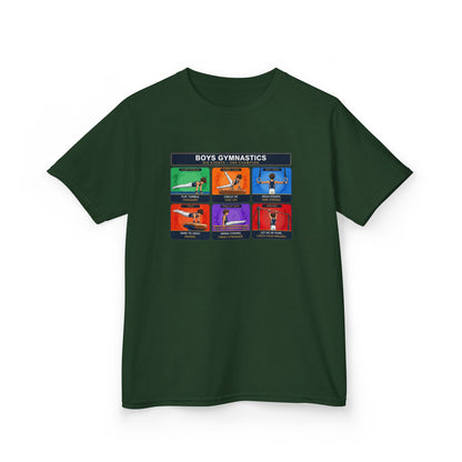 Boys Gymnastics T-Shirt | Six Events One Champion Shirt | Male Gymnast Gift