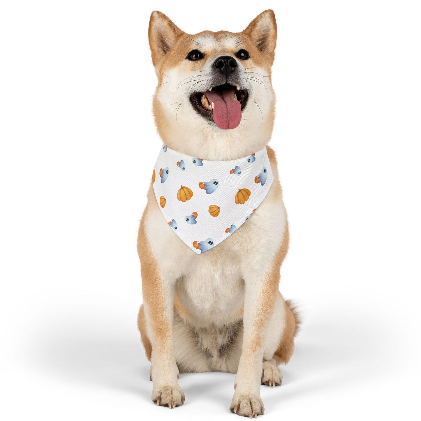 Pet Bandana Collar: Pumpkins & Ghosts