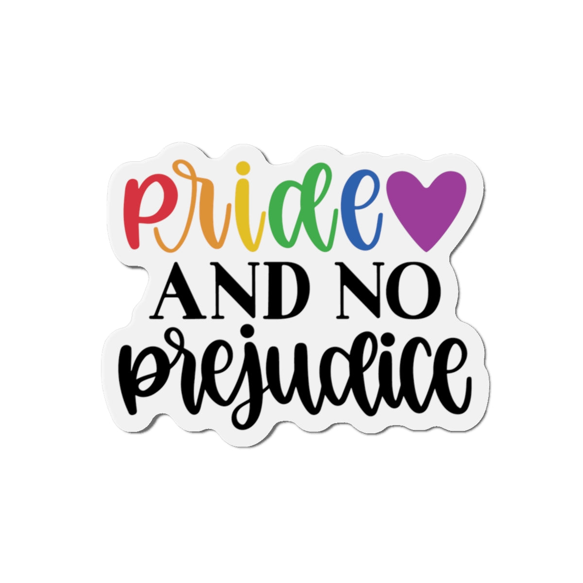 Die-Cut Magnet: Pride and No Prejudice