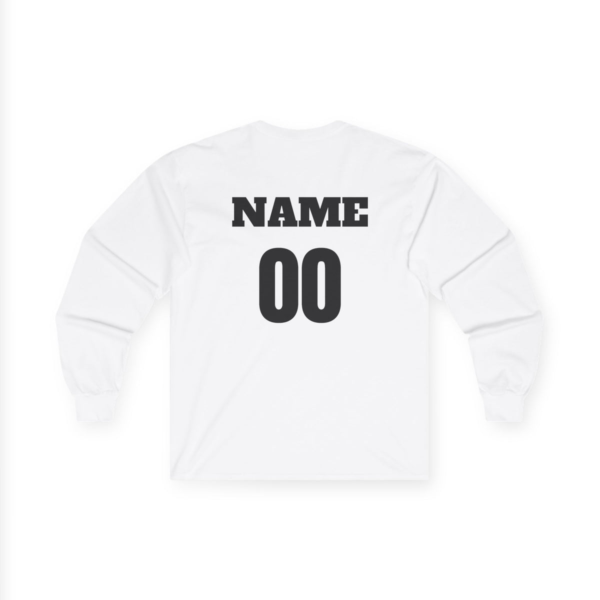 Hockey Dad Long Sleeve T-Shirt — Personalized Player Name & Number | Travel Hockey Gift