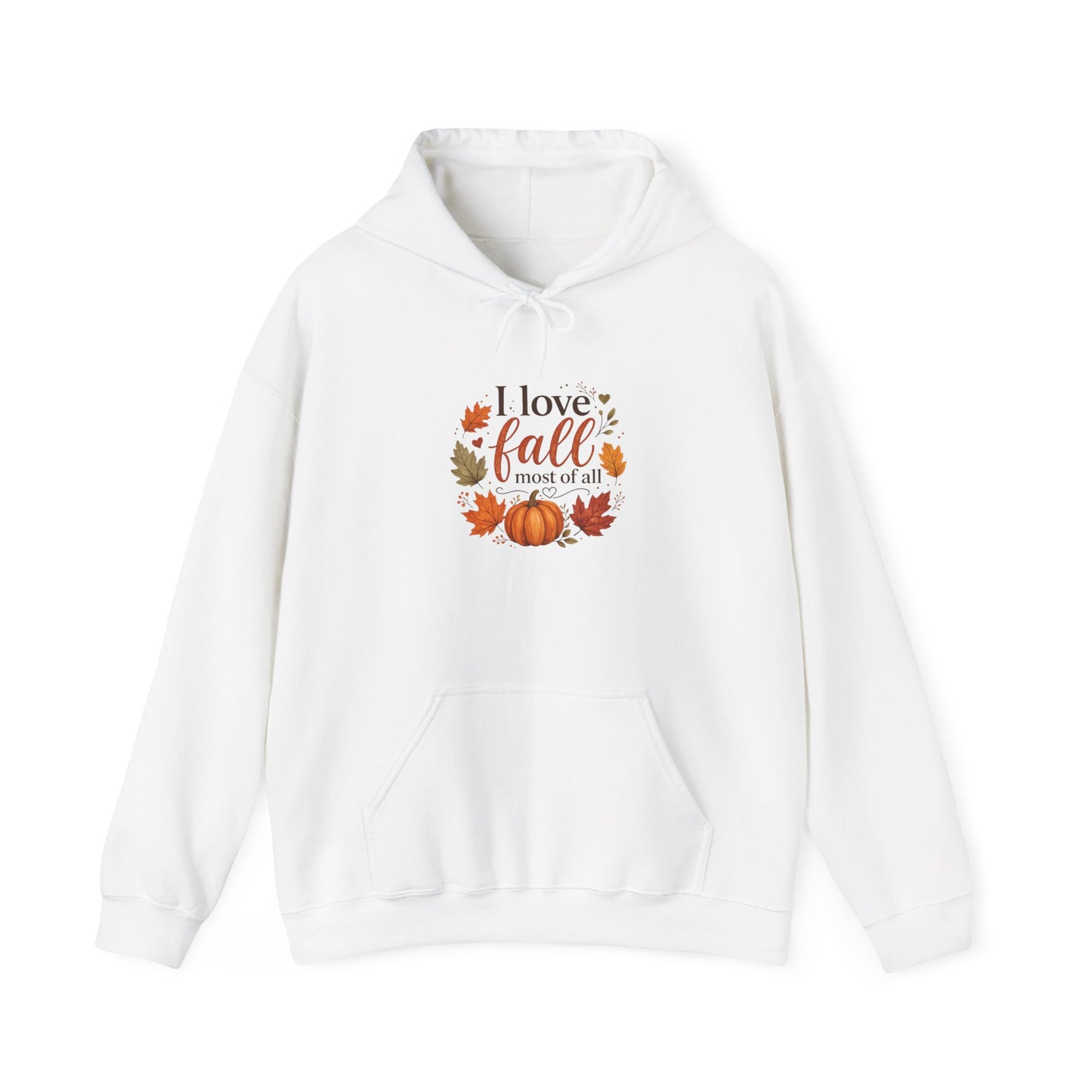 Fall Sweatshirt (Hoodie) – l love fall most of alI