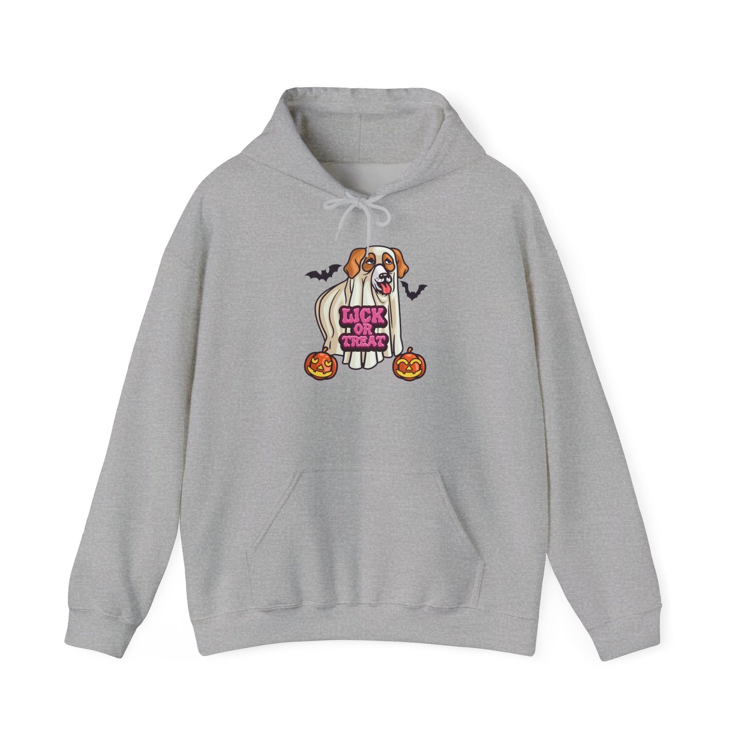 Unisex Heavy Blend Sweatshirt (Hoodie) - Halloween - Lick or Treat Dog Graphic