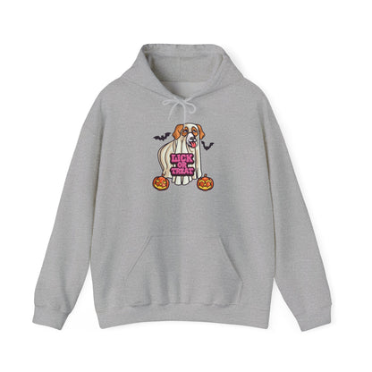 Unisex Heavy Blend Sweatshirt (Hoodie) - Halloween - Lick or Treat Dog Graphic