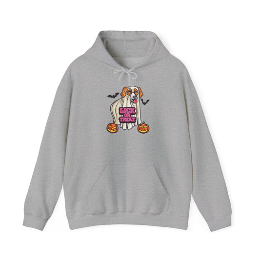 Unisex Heavy Blend Sweatshirt (Hoodie) - Halloween - Lick or Treat Dog Graphic