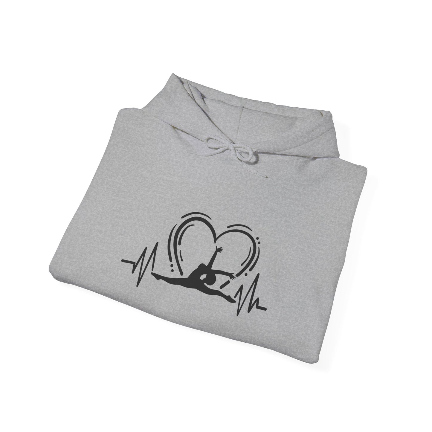 Gymnastics Heartbeat Hoodie Sweatshirt