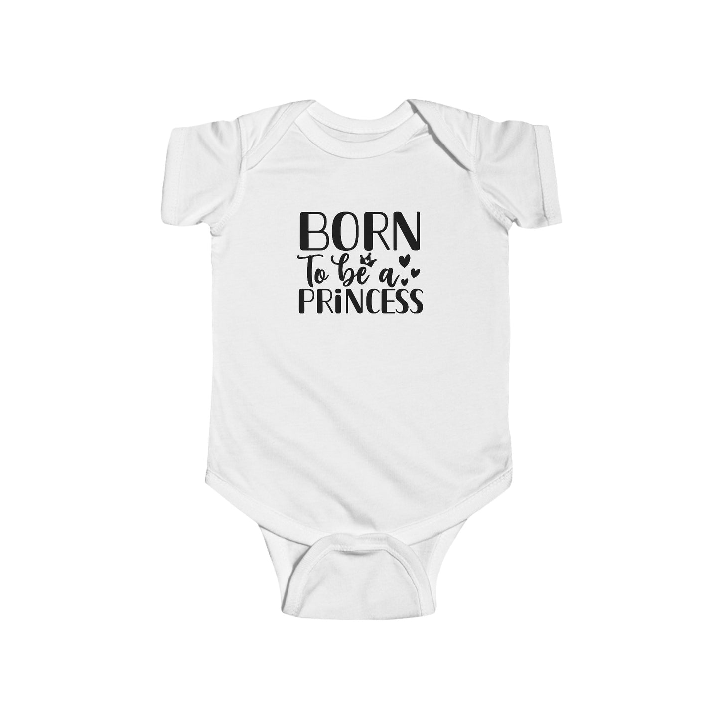 Infant Fine Jersey Onesie: Born to be a Princess