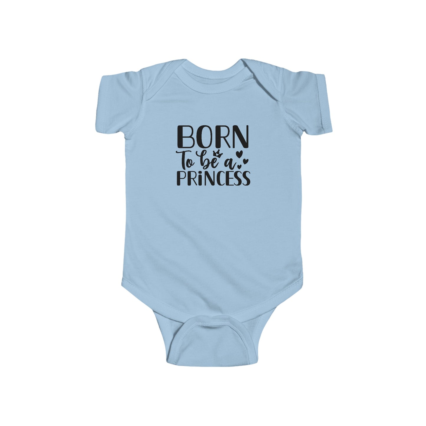 Infant Fine Jersey Onesie: Born to be a Princess
