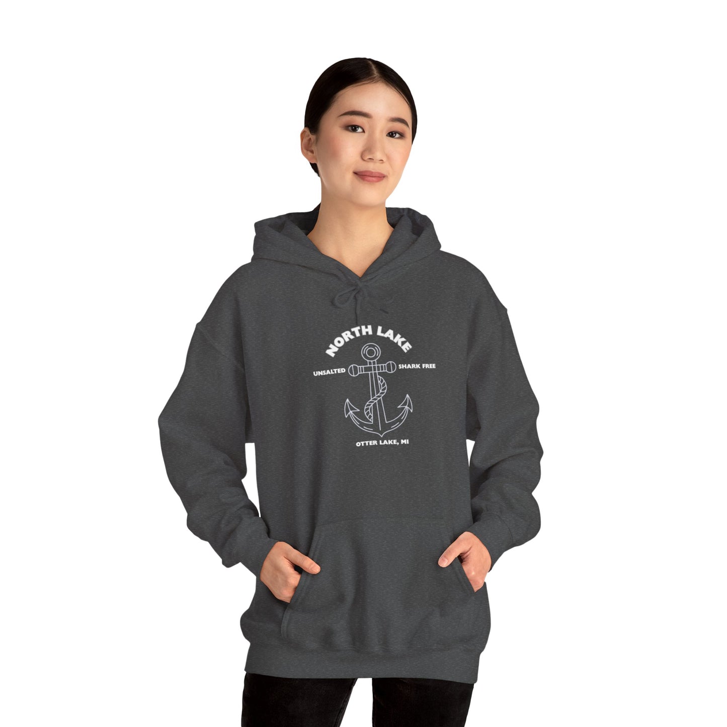 North Lake Hoodie Sweatshirt - Anchor Graphic