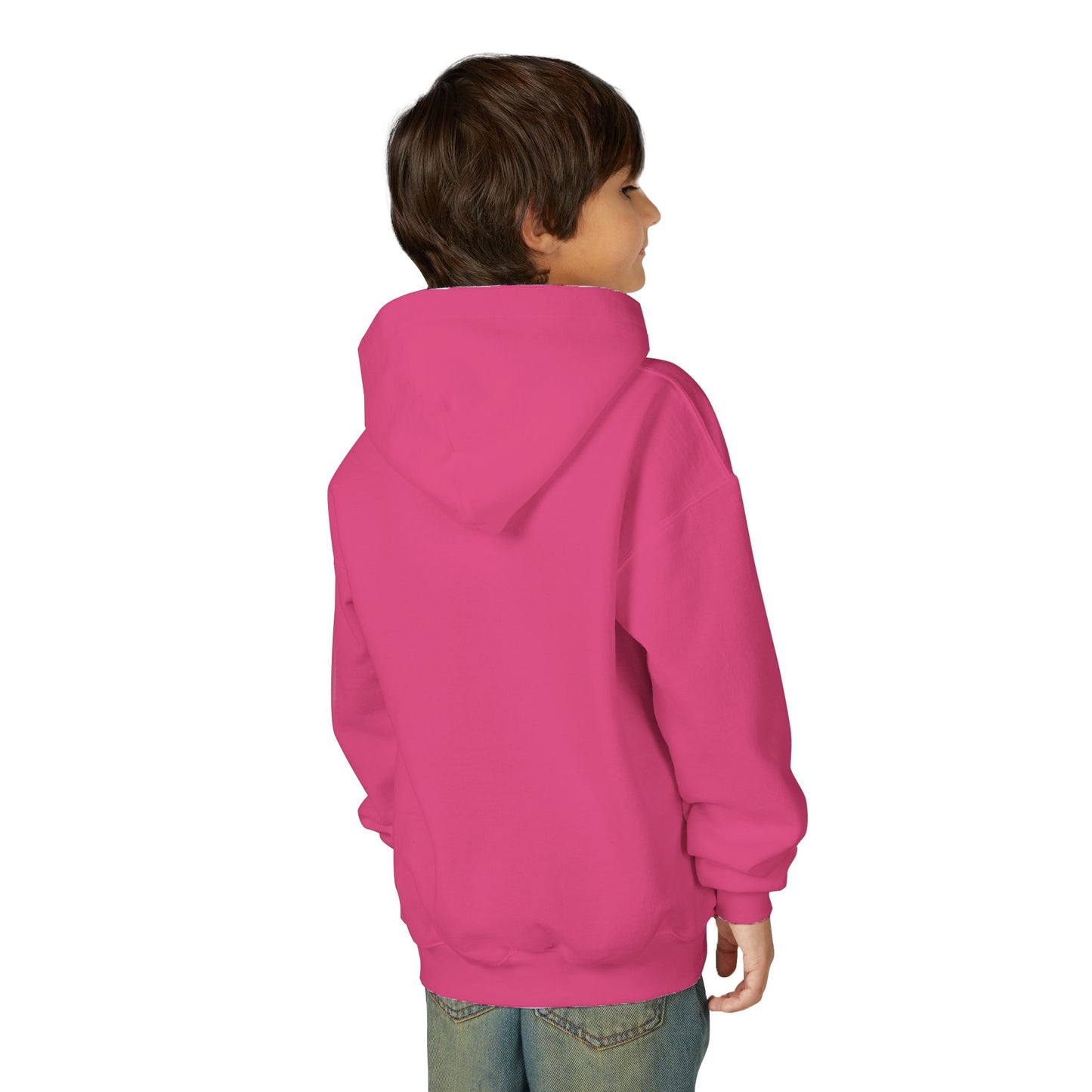 Youth Heavy Blend Hooded Sweatshirt: Gymnastics-I'm not short