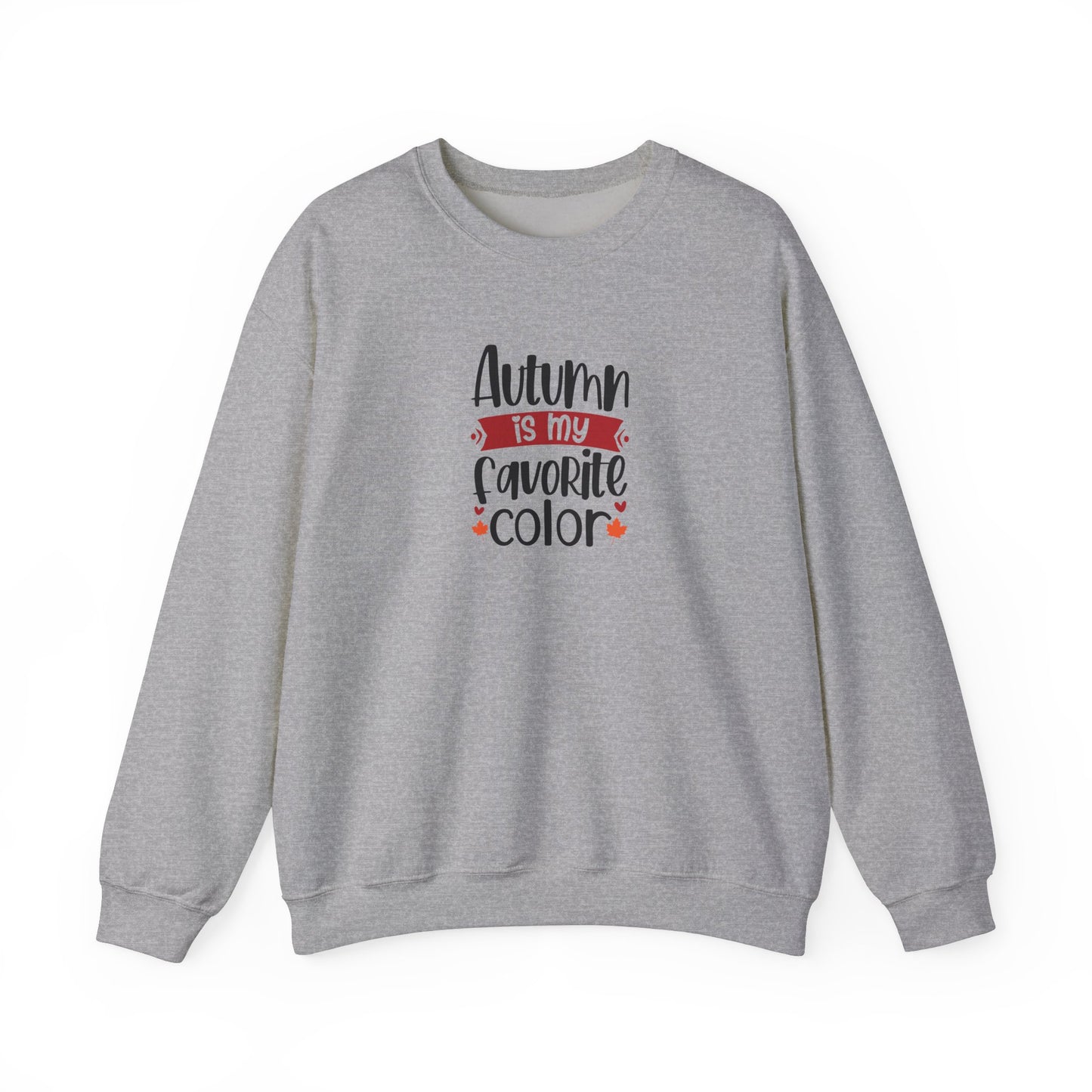 Unisex Heavy Blend™ Crewneck Sweatshirt: Autumn is my favorite color