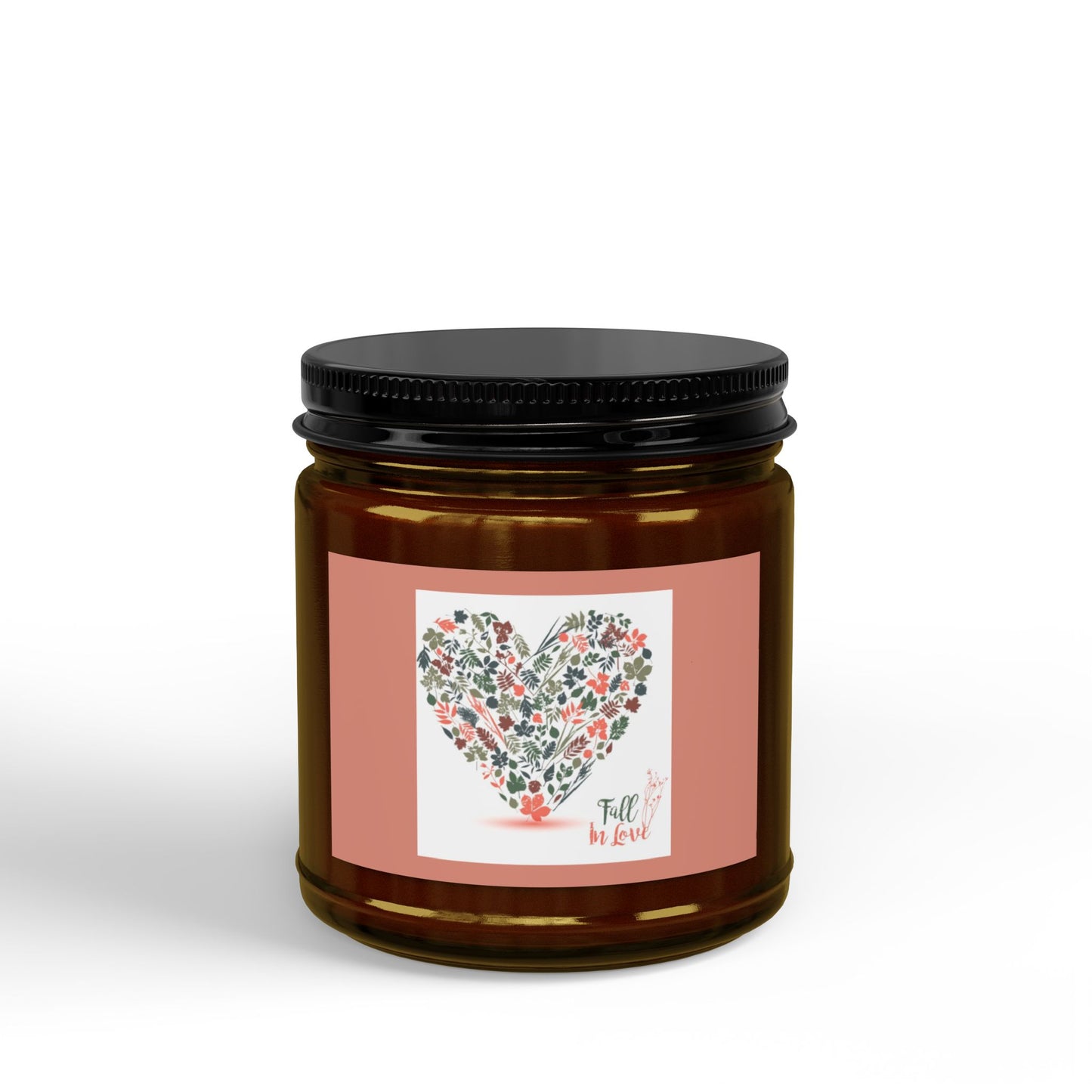 Scented Soy Candle - Fall in Love (Heart), 4oz & 9oz
