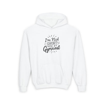 Girls Gymnastics Sweatshirt (Hoodie) - Gymnastics - I'm Not Short, I'm a Gymnast