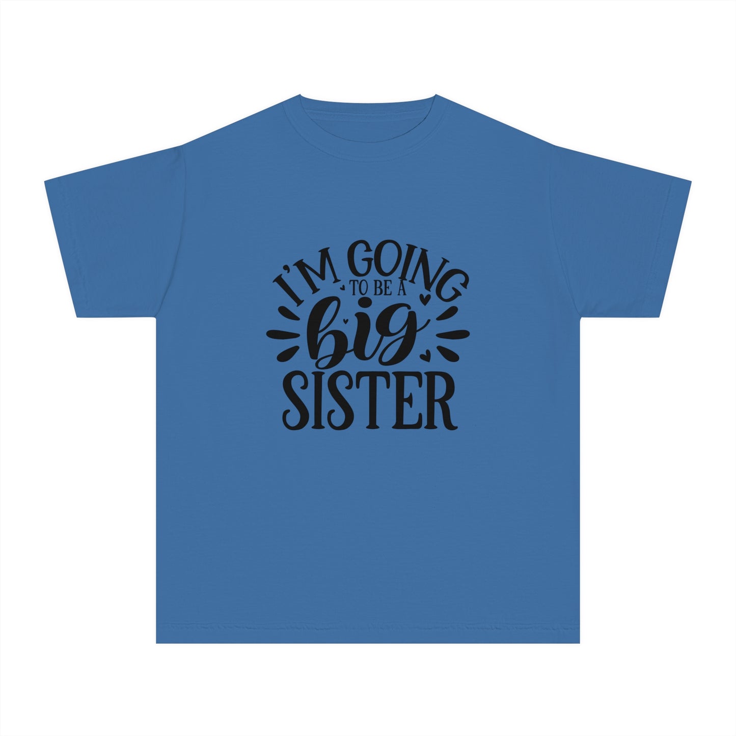 Youth Midweight T-shirt: Big sister tshirt