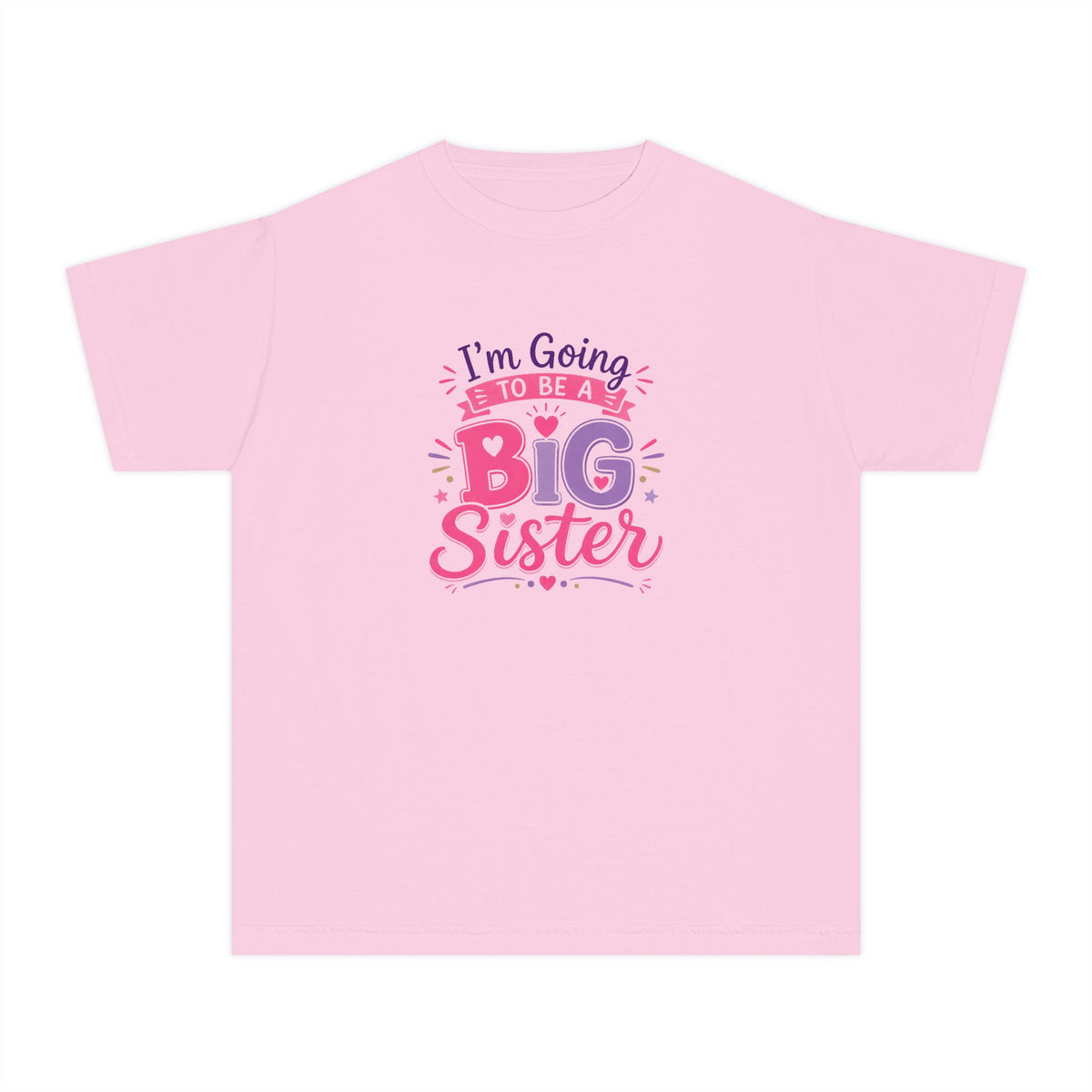 Youth T-Shirt — I'm Going to Be a Big Sister