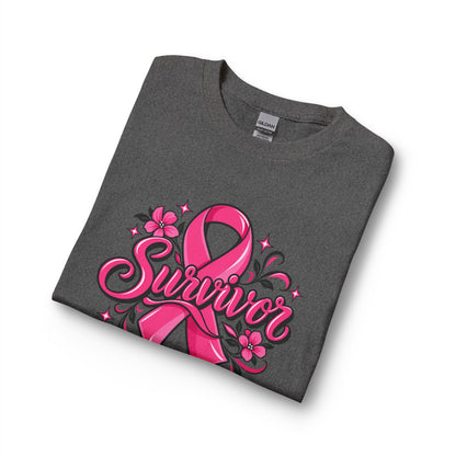 Unisex Long Sleeve T-Shirt - Breast Cancer - Survivor