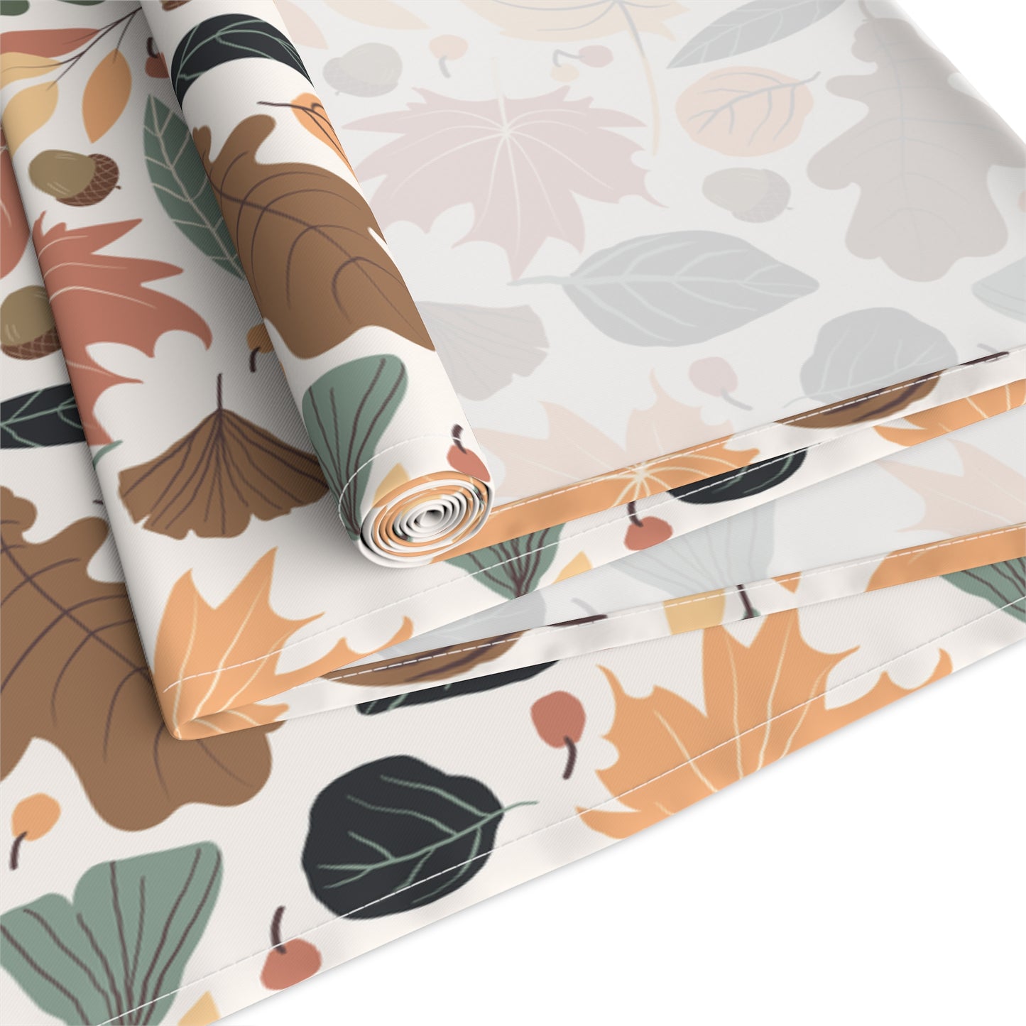 Table Runner (Cotton, Poly): Fall leaves