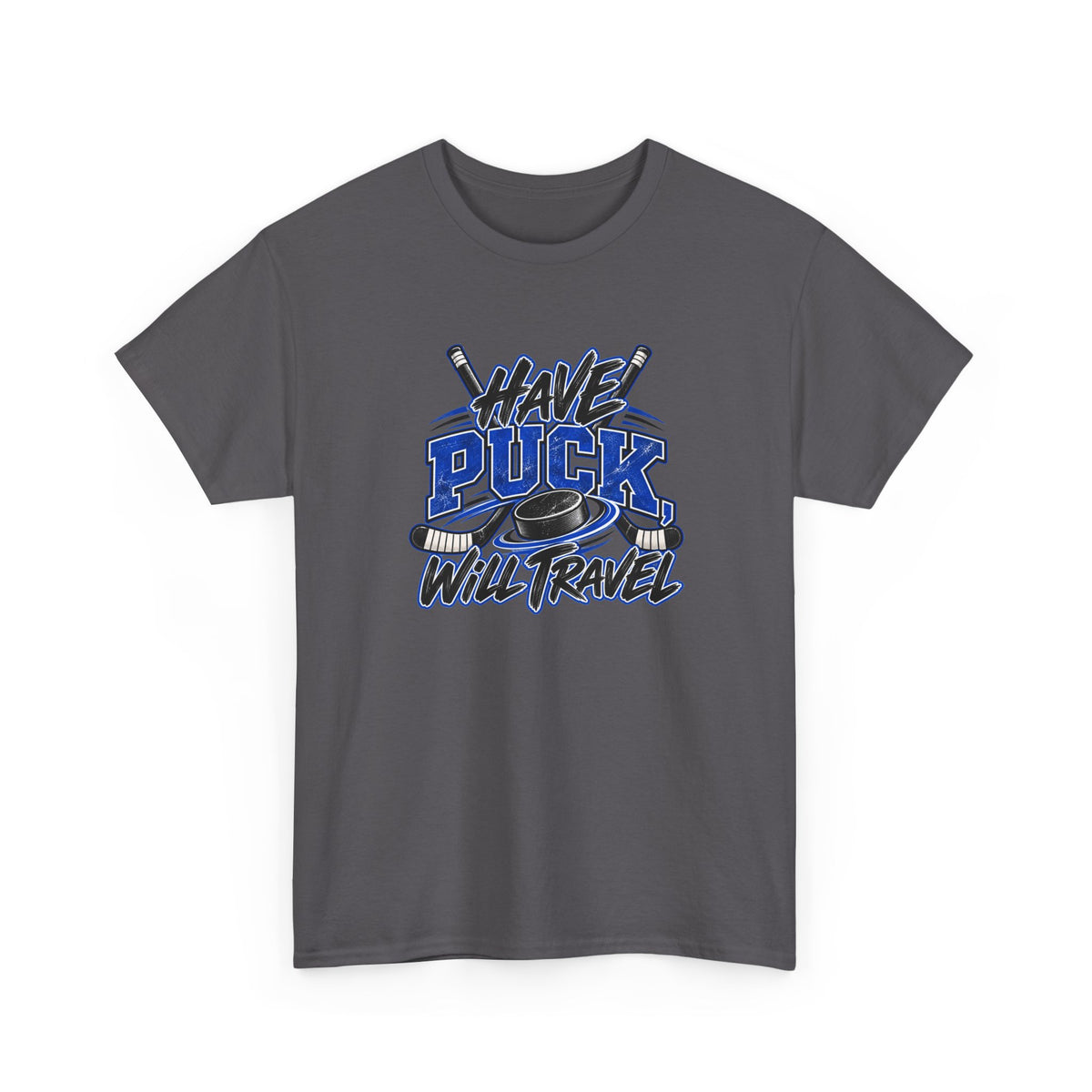Hockey T-Shirt — Have Puck, Will Travel | Funny Travel Hockey Gift