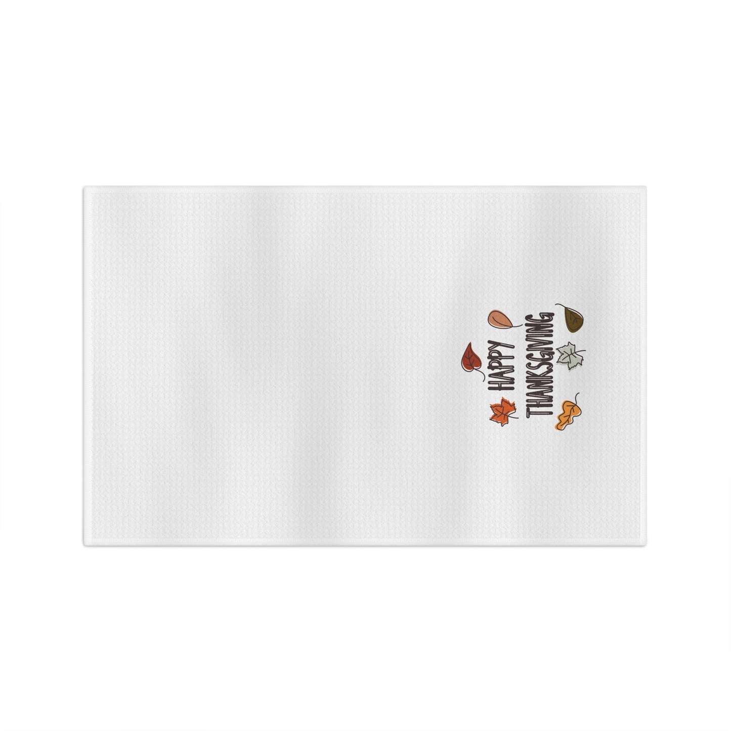 Microfiber Tea Towel: Happy Thanksgiving