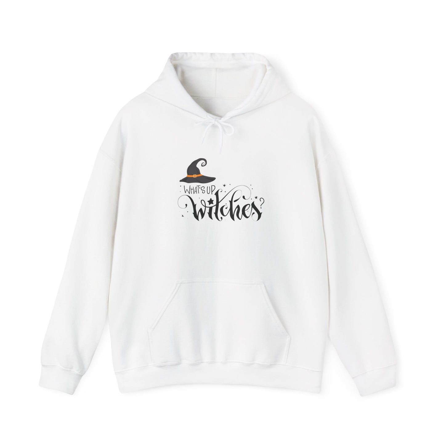 Unisex Heavy Blend™ Hooded Sweatshirt: What's up witches?