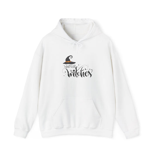 Unisex Heavy Blend™ Hooded Sweatshirt: What's up witches?