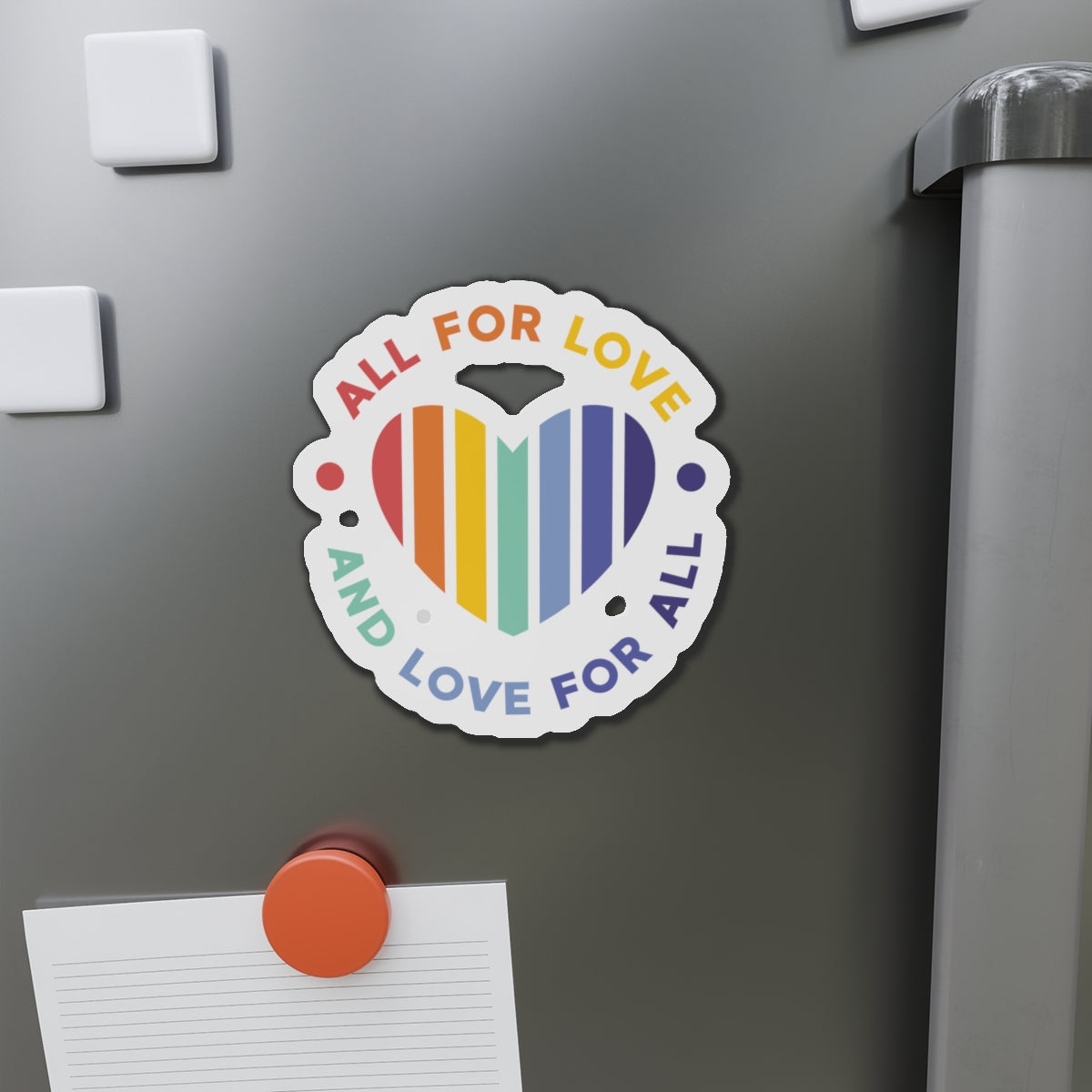 Die-Cut Magnet: All For Love 1