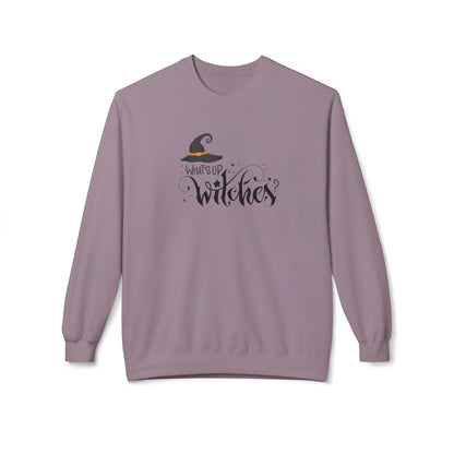 Unisex Heavy Blend Sweatshirt (Crewneck) - Halloween - What's Up Witches?