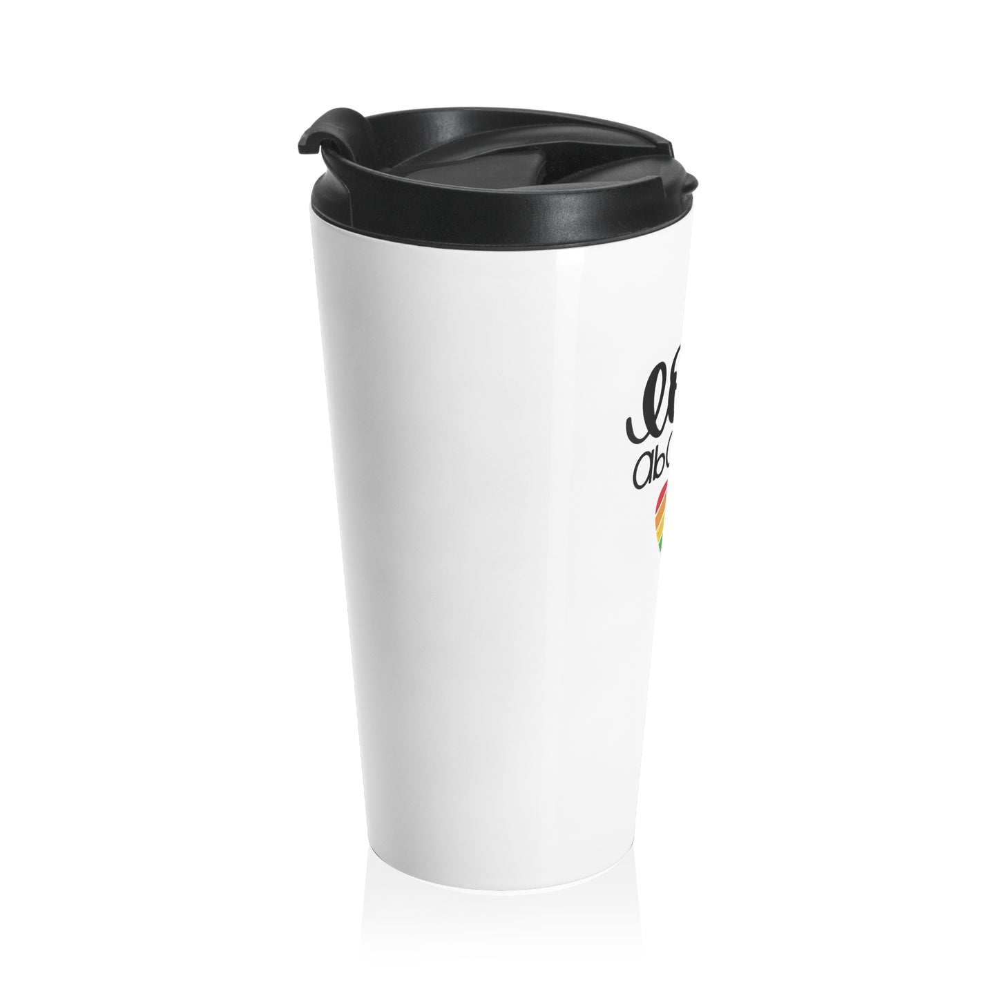 Stainless Steel Travel Mug: Pride-Love Above All