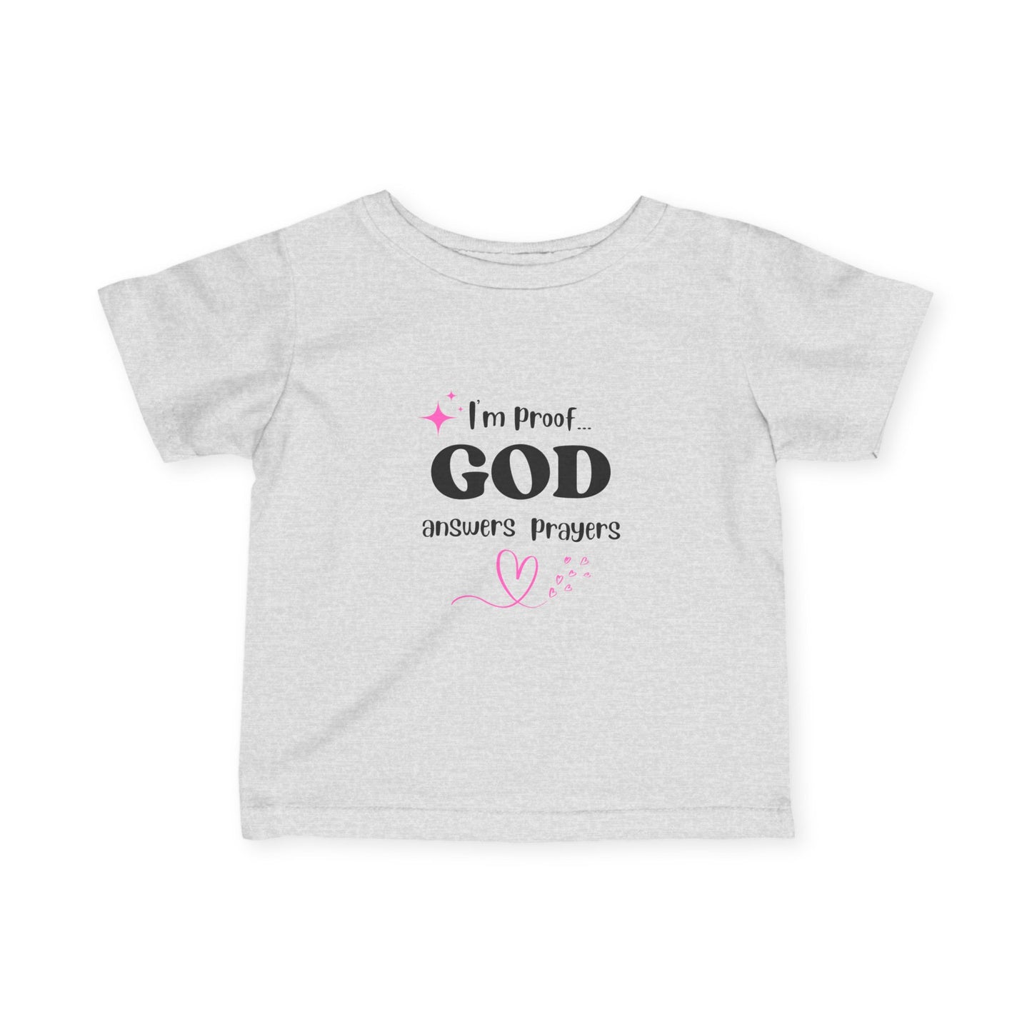 Infant T-shirt: I'm proof...pink star