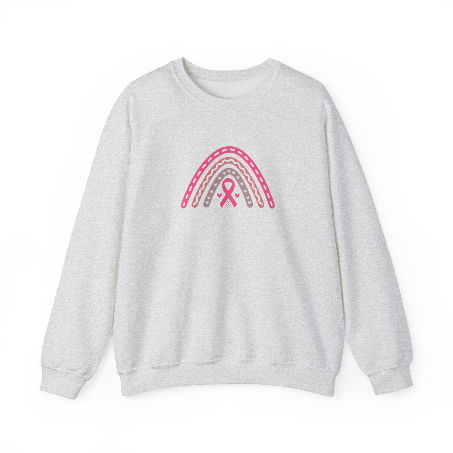 Unisex Heavy Blend™ Crewneck Sweatshirt: Southwest rainbow breast cancer