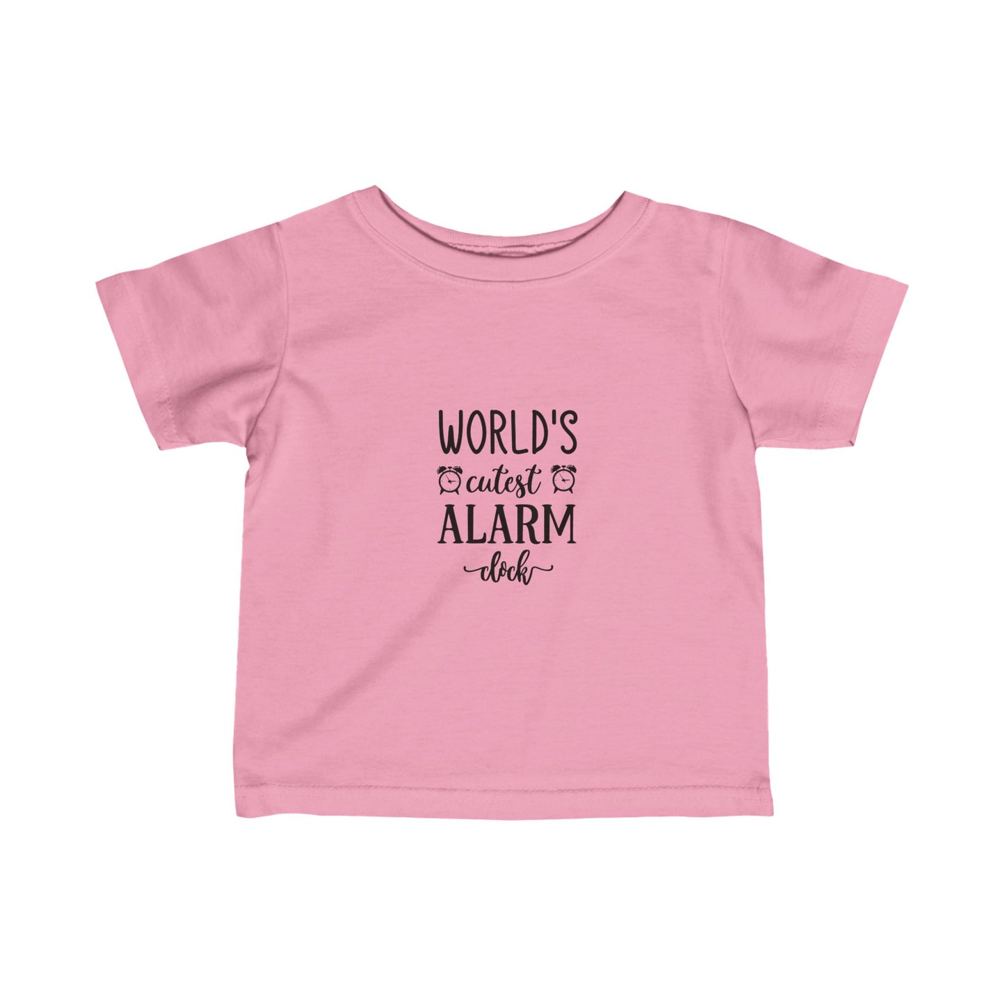 Infant T-shirt: Cutest alarm clock tshirt