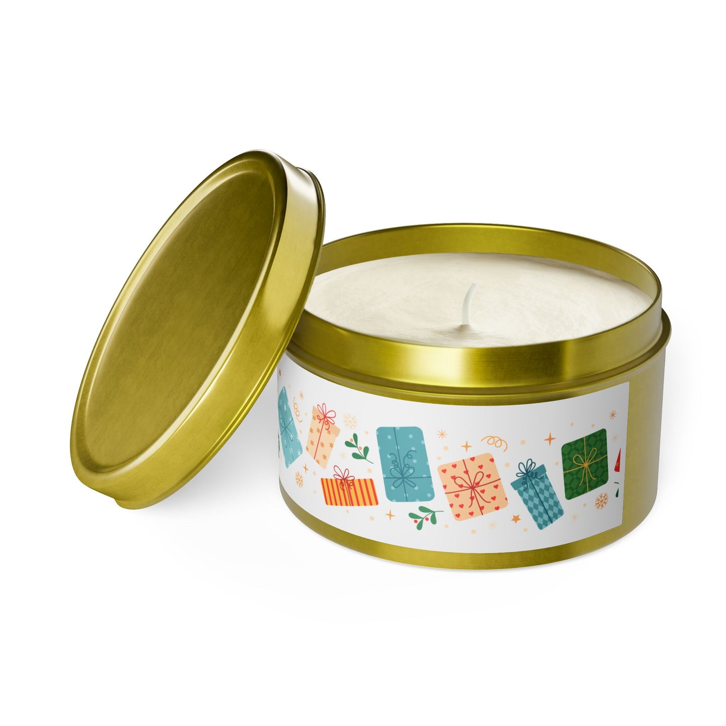 Tin Candles: Christmas packages
