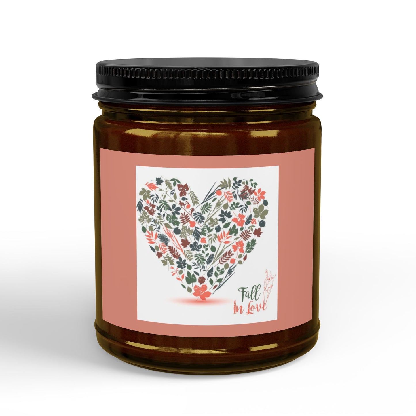 Scented Soy Candle - Fall in Love (Heart), 4oz & 9oz