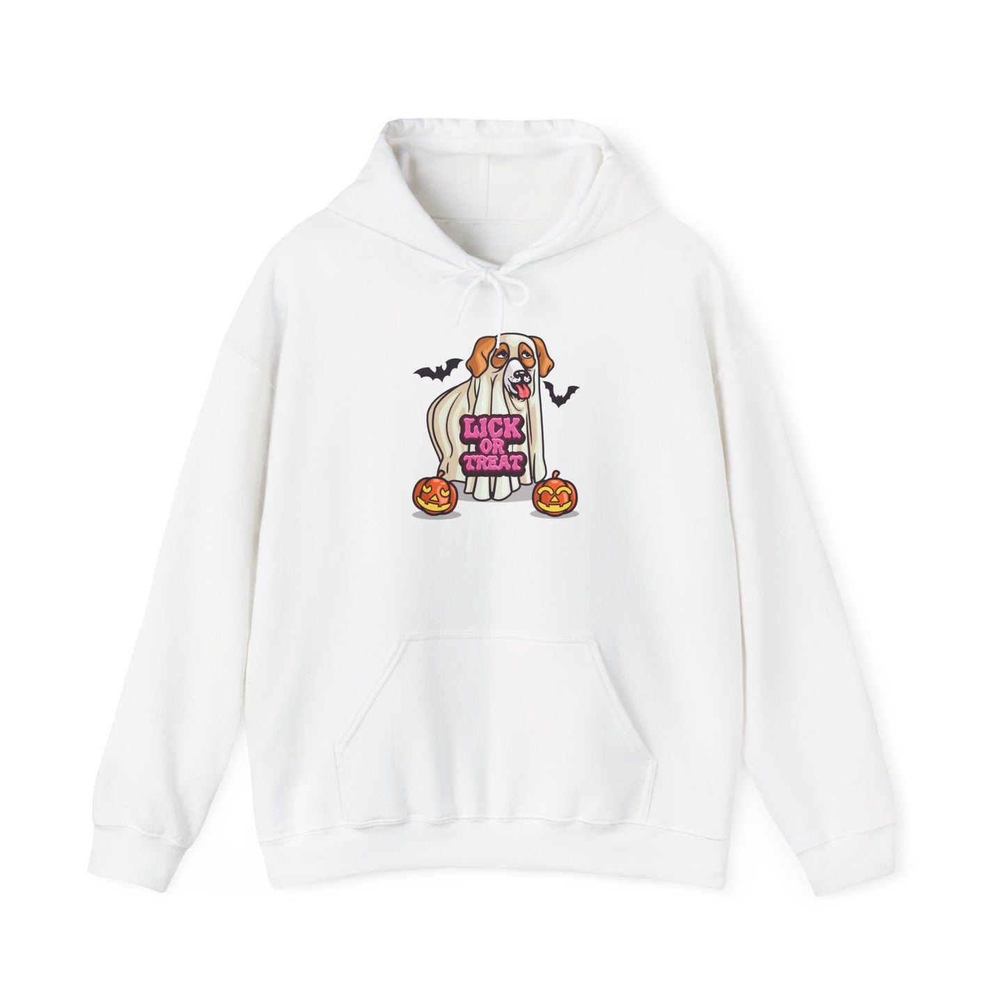 Unisex Heavy Blend Sweatshirt (Hoodie) - Halloween - Lick or Treat Dog Graphic