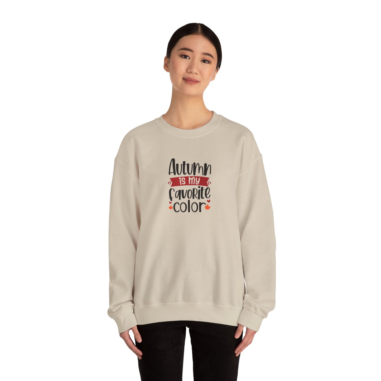 Unisex Heavy Blend™ Crewneck Sweatshirt: Autumn is my favorite color
