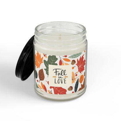 Scented Soy Candle - Fall in Love (Leaves), 4oz & 9oz