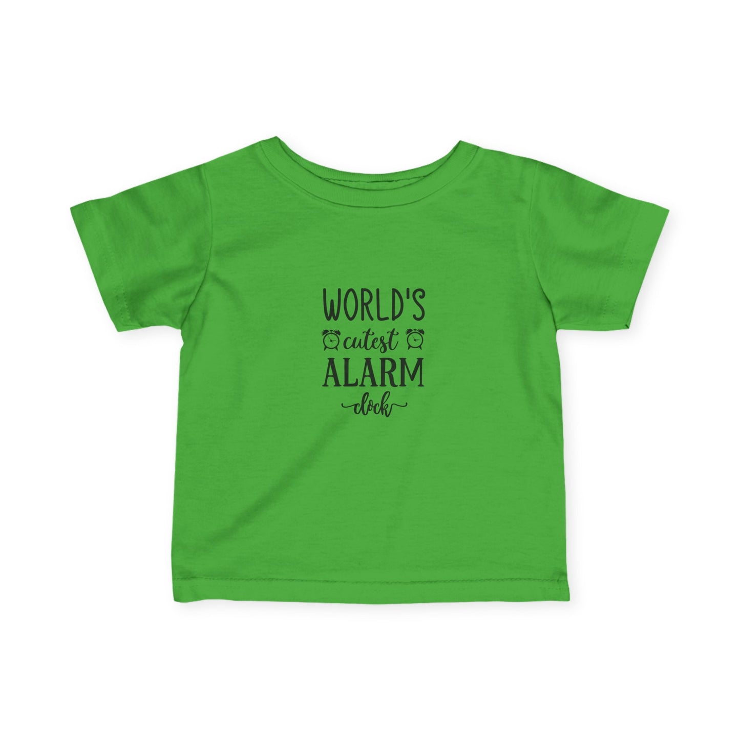 Infant T-shirt: Cutest alarm clock tshirt