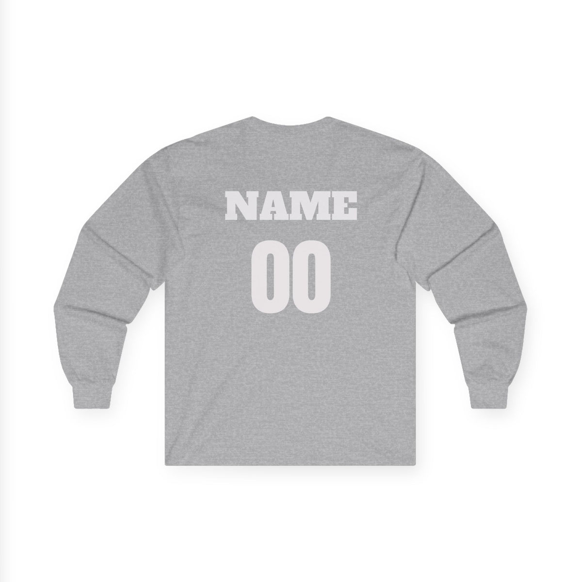 Hockey Mom Long Sleeve T-Shirt — Personalized Player Name & Number | Travel Hockey Gift