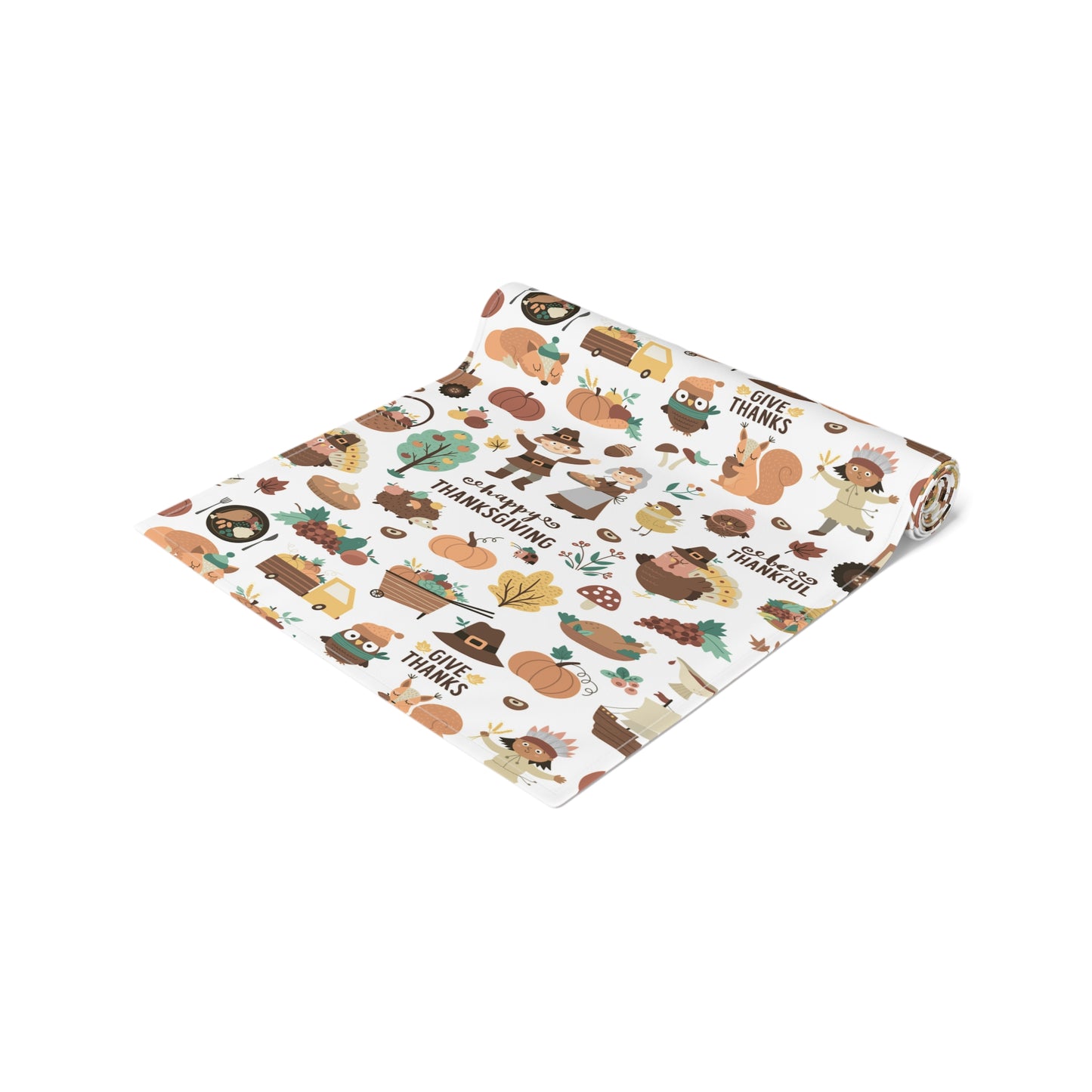 Table Runner (Cotton, Poly): Thanksgiving