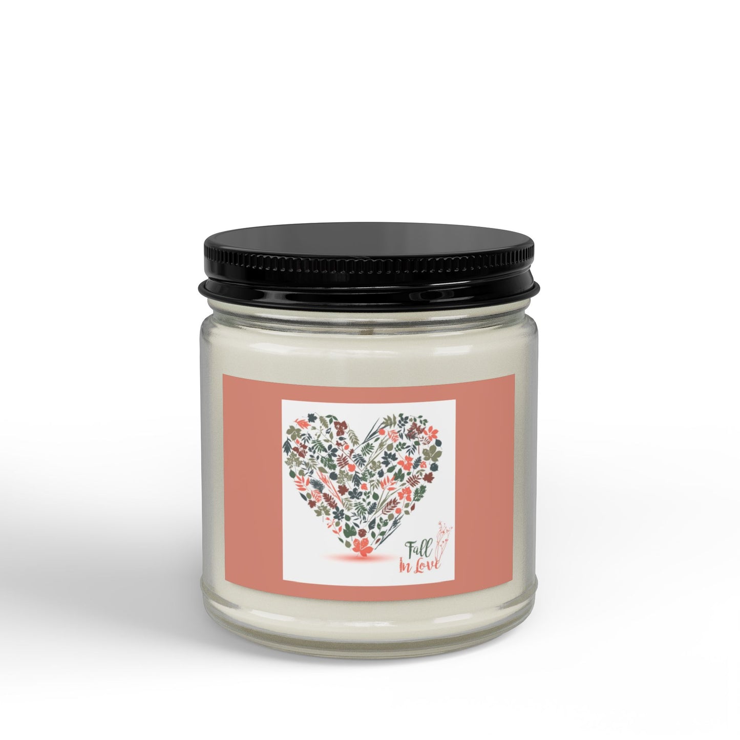 Scented Soy Candle - Fall in Love (Heart), 4oz & 9oz