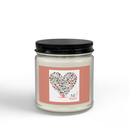 Scented Soy Candle - Fall in Love (Heart), 4oz & 9oz