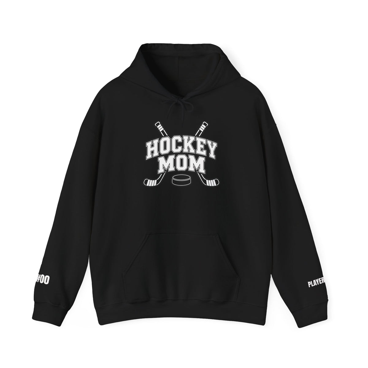 Hockey Mom Hoodie — Personalized Player Name & Number | Travel Hockey Gift