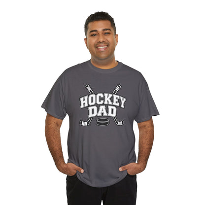 Hockey Dad T-Shirt — Personalized Player Name & Number | Travel Hockey Gift