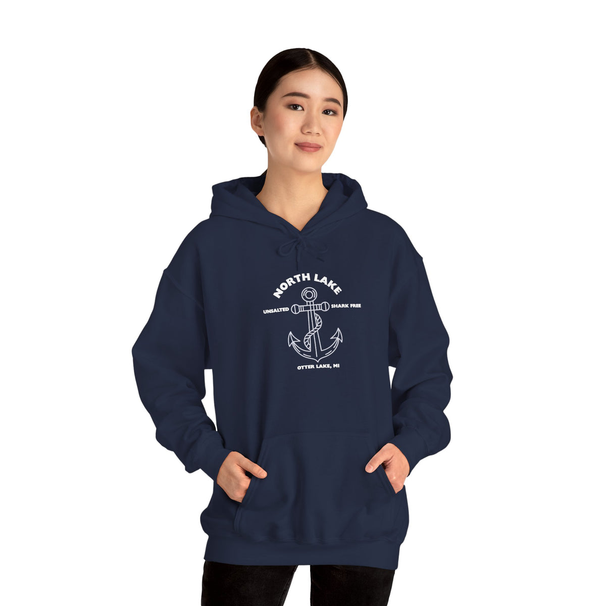 North Lake Sweatshirt (Hoodie) - Anchor Graphic