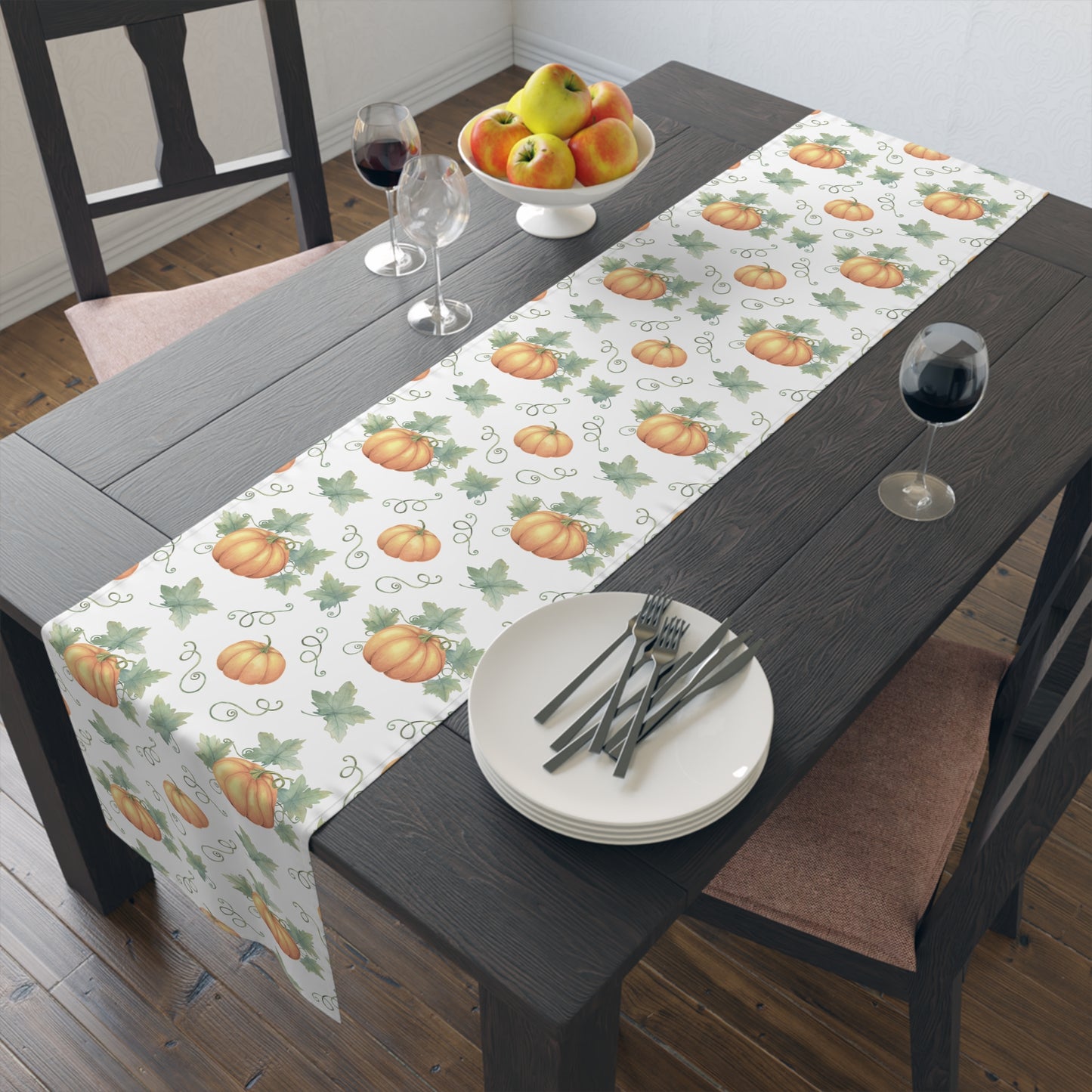 Table Runner (Cotton, Poly): Pumpkins