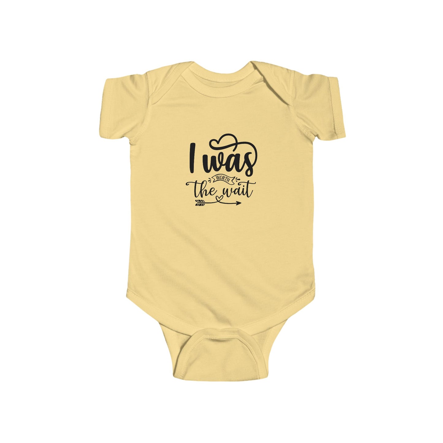 Infant Fine Jersey Onesie: Worth the wait onesie