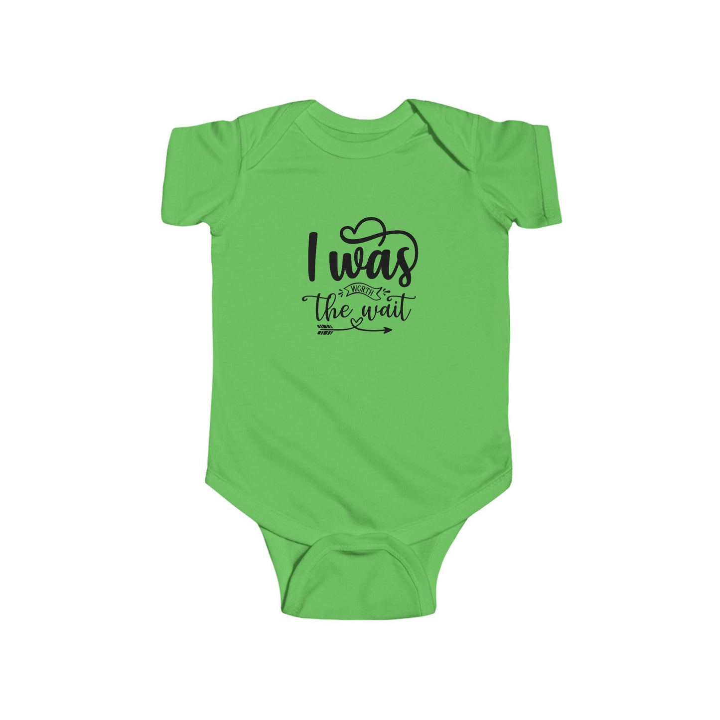 Infant Fine Jersey Onesie: Worth the wait onesie