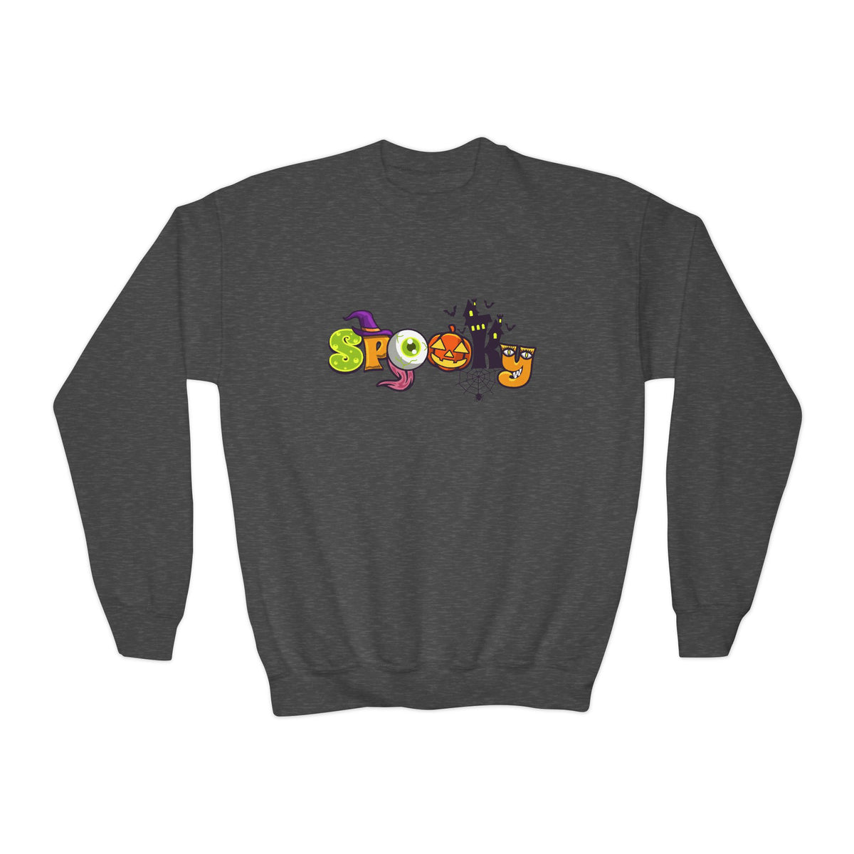 Youth Sweatshirt (Crewneck) - Halloween - Spooky