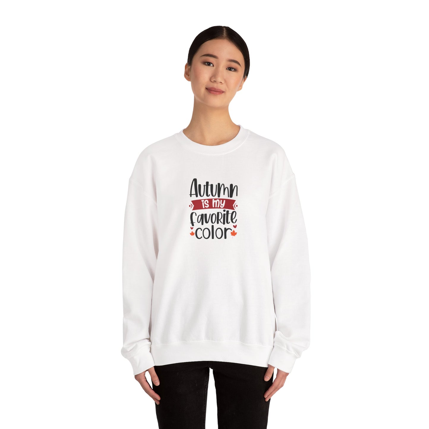 Unisex Heavy Blend™ Crewneck Sweatshirt: Autumn is my favorite color